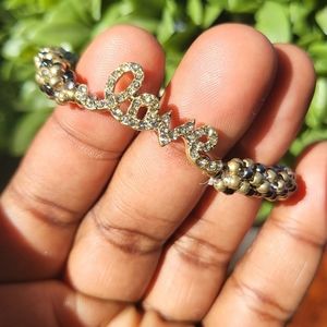 Symbolic Cubic Zirconia Love Bracelet / Heartfelt Gift